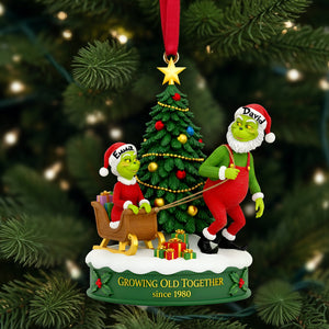 Personalized Christmas Gifts For Old Couple Acrylic Ornament 10tolu041125