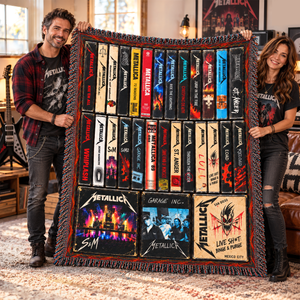 Metallica Series Blanket - Personalized Gifts For Music Lovers 05huqn241026