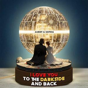 Cosmic Couple Acrylic Light Box - Personalized Gifts For Couple 04hyqn081225