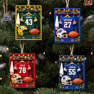 Christmas Locker Room Acrylic Ornament - Personalized Christmas Gifts For Sport Lovers 01nata101026