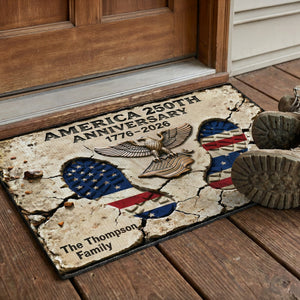 America 250th Anniversary Doormat - Personalized Gifts 05tgqn120226