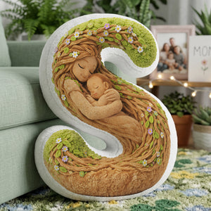 Forest Mom Alphabet Custom Shaped Pillow - Personalized Gifts For Mother 01huta221225