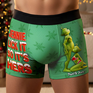 Naughty Couple Boxers, Personalized Christmas Gifts For Him 06ohlu171025
