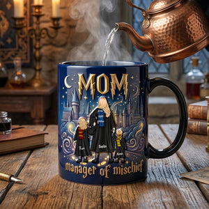 Fantasy School Mom Color Changing Ceramic Coffee Mug - Personalized Gifts For Mother's Day Heat Changing Mug 05NATN240326