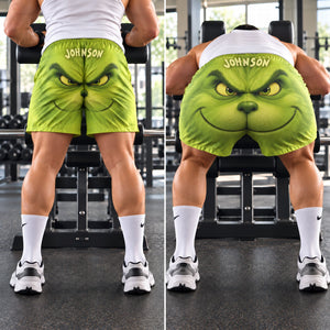 Holiday Character Men's Beach Shorts - Personalized Gift For Him 05QHQN210926