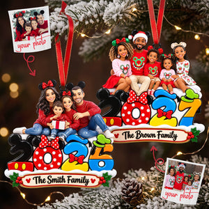 Family Memories Christmas Ornament - Personalized Custom Photo Gift For Family 03HUTA110926