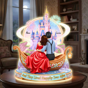 Happily Ever After Acrylic Light Box - Personalized Gifts For Couple 03hutn131225
