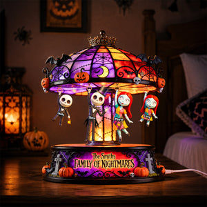 Family Hang On Theatrical Wheel Light Box, Personalized Gifts For Family 05qhdh110826