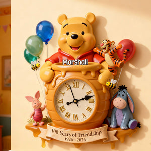 Lovely Friends Hanging Wall Clock - Personalized Gifts 06namg150126