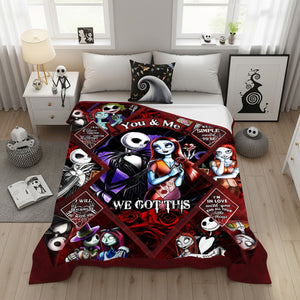 Till Death Love Story Blanket - Personalized Gifts For Couple 107laxx180725