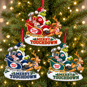 Sleigh Ride Christmas Ornament - Personalized Gifts For Sport Lovers 01ohtn231026