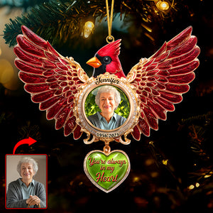Cardinal Memorial Christmas Ornament – Custom Photo Gifts For Loved Ones In Heaven 02tgqn011025
