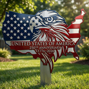Eagle Of Proud Land Metal Sign - Personalized Gifts For Patriots 01qhdt260226