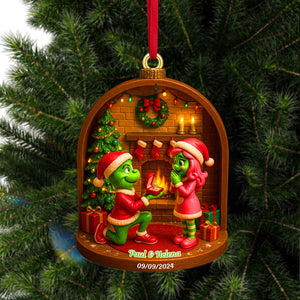 Personalized Gifts For Christmas Couple Acrylic Ornament 04tomg300825