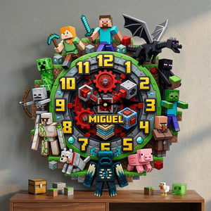 Adventure Wall Clock Personalized Unique Gifts 02NATN140326-Homacus