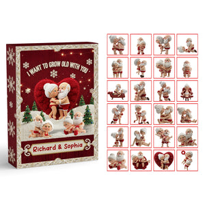 Naughty Couple Blind Box - Personalized Gifts For Old Couple Christmas Advent Calendar Blind Box 02OHQN211025
