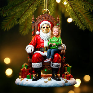 Horror Santa Custom Photo Ornament Christmas Gifts 01DTDT100925