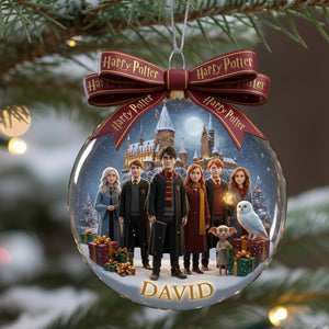 Fantasy Castle Christmas Ornament - Personalized Gifts For Fantasy Lovers 06KILU071025