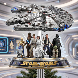 Cosmic Christmas Tree Topper - Personalized Gifts For Family 01nalu100926