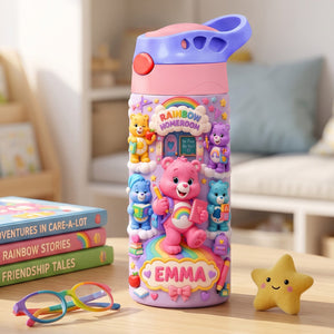 Rainbow Homeroom 12oz Colorful Kid Tumbler - Personalized Gift For Kids 07naqn310726