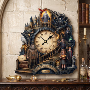 Mystical Acrylic Hanging Wall Clock - Personalized Gifts For Fantasy Lovers 03hata230726