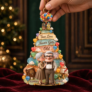 True Love Never Gets Old Ornament - Personalized Christmas Gifts For Couple 08nadt061026