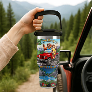 Monster & Princess Off-road Couple Tumbler - Personalized Gifts For Off-road Girl 01qhqn190625