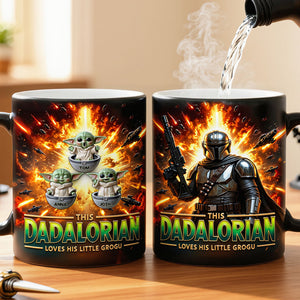 Warrior Dad And Kids Magic Coffee Mug - Personalized Gifts For Dad 03TODT220526