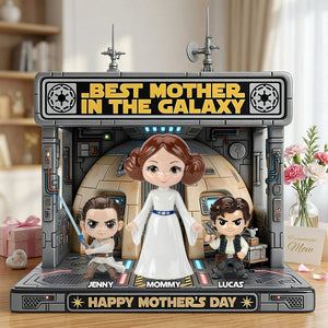 Universe Mom And Kids Acrylic Plaque - Personalized Gifts For Mother's Day Plaque 01OHTN010426