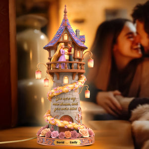 Fairy Tale Couple Acrylic Light Box - Personalized Gifts For Couple 06kiqn011225