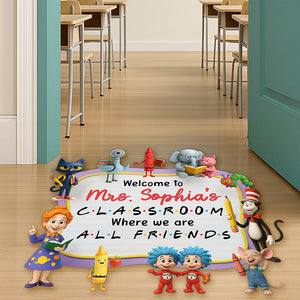 Welcome Classroom Doormat - Personalized Gifts For Teacher 02naqn250725