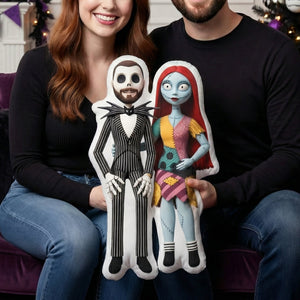 Spooky Couple - Custom Photo Pillow Gifts For Couple 05OHQN270326