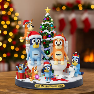 Personalized Christmas Gifts For Family Acrylic Plaque 03natn190925