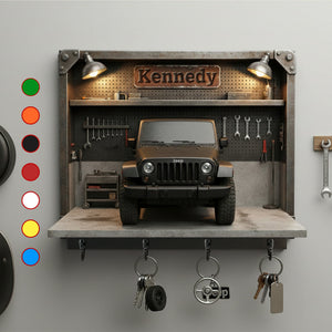 Off-Road Car Acrylic Key Hanger - Personalized Gifts For Off-Road Car Lovers 03kimg181225
