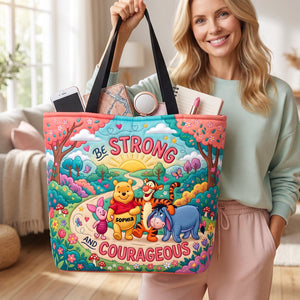 Be Strong And Courageous Tote Bag - Personalized Gifts 05paqn230726