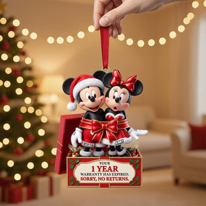 No Returns Christmas Ornament - Personalized Funny Gifts For Couple 05natn170926