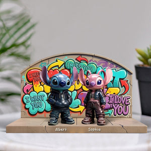 Cute Hiphop Couple Plaque - Personalized Gifts For Couple 04toqn191225