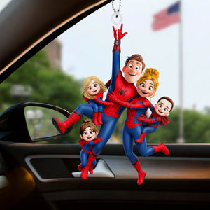 Fun Swing Family Car Hanging Ornament - Personalized Gifts For Family 03qhqn200726