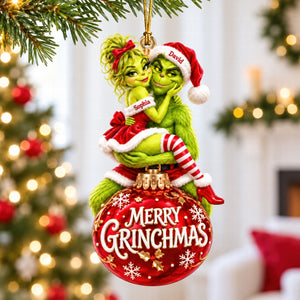 Naughty Couple Christmas Ornament - Personalized Gifts For Couple 09tyqn061026