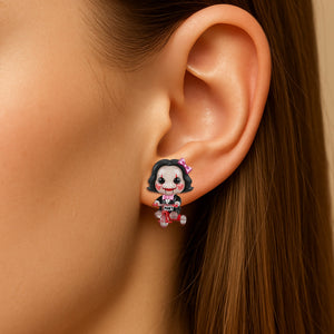 Cute Horror Characters Stud Earrings - Personalized Halloween Gifts For Horror Movie Fans 01pgtn150825