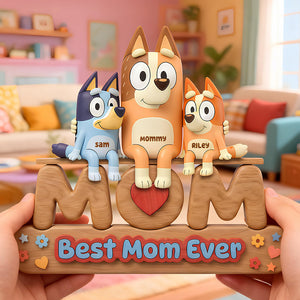 Best Mom Ever Acrylic Plaque - Personalized Gifts For Mother's Day Plaque 04NADT60226