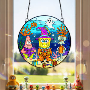 Halloween Suncatcher Ornament - Personalized Gifts For Halloween 04PAMG120825