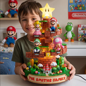 Game Retro Acrylic Light Box - Personalized Gifts For Family 03patn191026