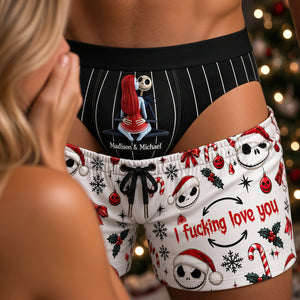 Dark Romance Couple Men's Boxers - Personalized Gifts For Him 02ohdt121026-Homacus
