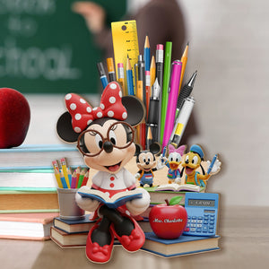 Cute Teacher Pen Holder - Personalized Gifts For Teachers 03pamg050825