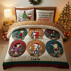 Festive Christmas Quilt Bed Set - Personalized Gifts For Cartoon Movie Fans 06QHLU170925