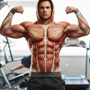 Hyper Realistic Muscle Hoodie Gifts For Fitness Lovers 05hytn111125