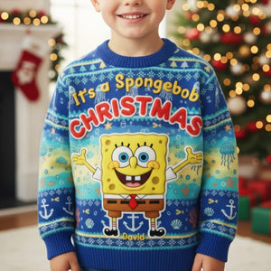 Happy Sea Creature Ugly Sweater - Personalized Gifts For Kids 02paqn281025