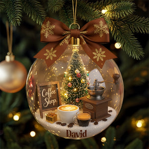 Vintage Coffee Ornament - Personalized Gifts For Coffee Lovers 01palu041125