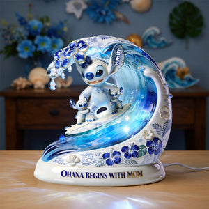 Island Spirit Toile de Jouy Light Box Personalized Gifts For Mom 021PGDH130426